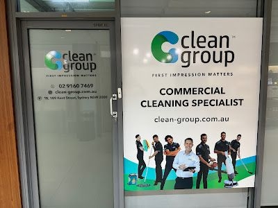 What services are included in warehouse cleaning by Clean Group?
